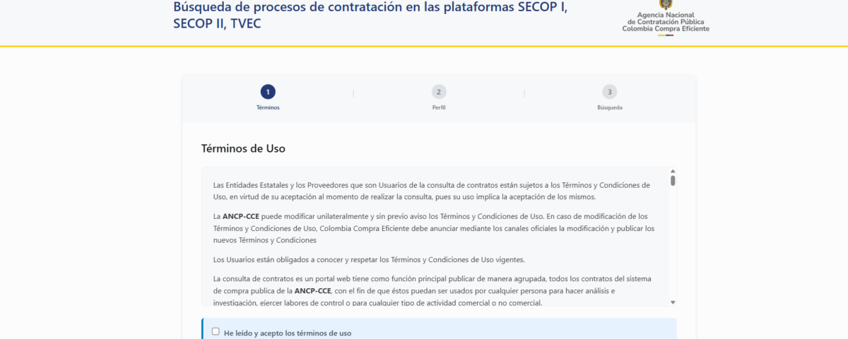 Consulta de Procesos ANCP-CCE